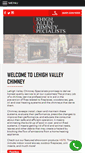 Mobile Screenshot of lehighvalleychimney.com